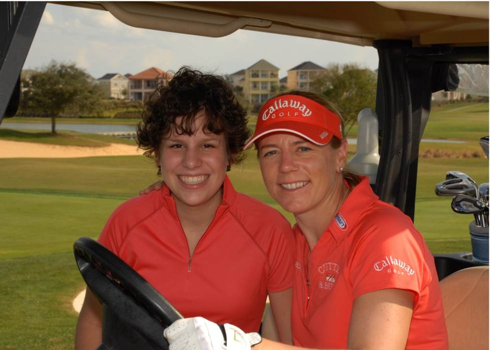 Molly Esordi and Annika Sorenstam